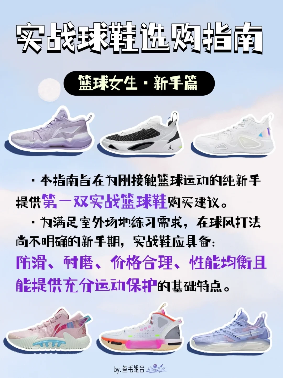 新手分卫如何选择合适的篮球鞋